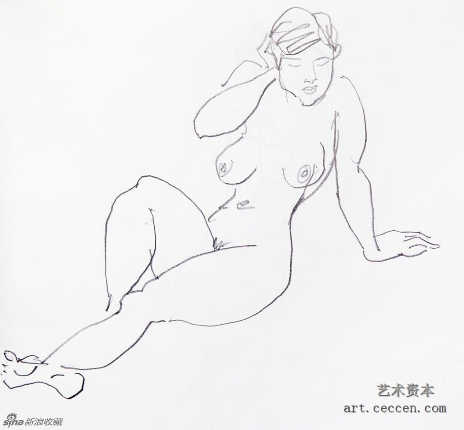 陈醉 玩手机的模特儿